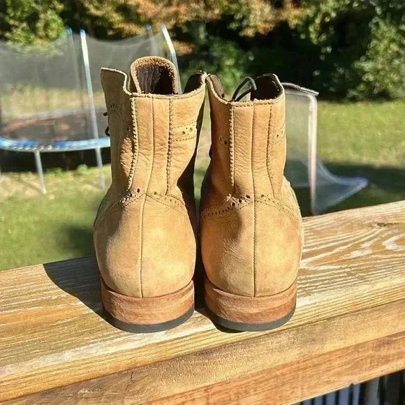 Gordon Rush Stafford wingtip Leather Ankle Boot, Men's 42.5/9 - Picture 4 of 8